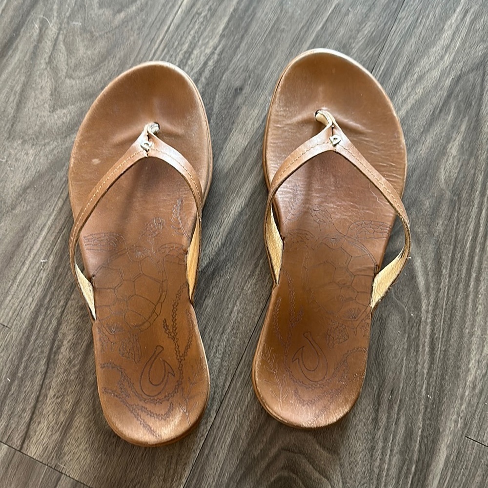 Olukai flip flops